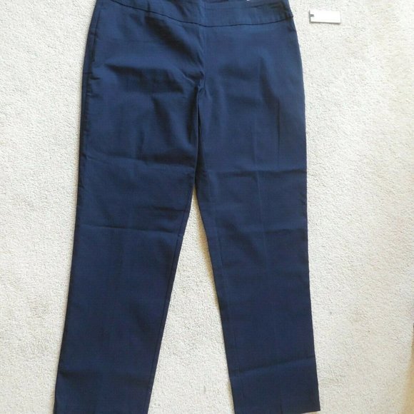 dana buchman straight leg pull on pants